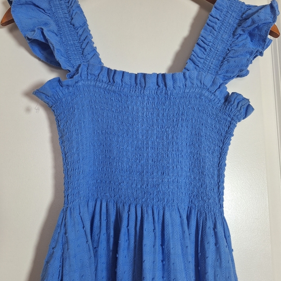 Hill House Home The Elli Nap Dress in Hydrangea Blue Size XXXS - Picture 3 of 7